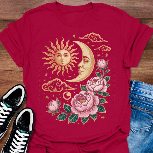 Boho Sun & Moon T-Shirt