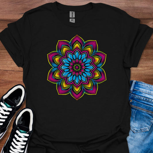 Neon Mandala T-Shirt