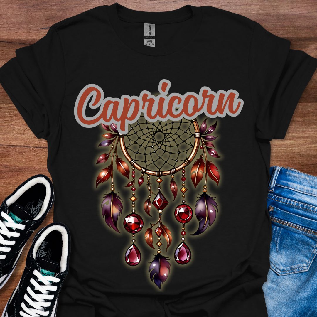 Capricorn Birthstone Dreamcatcher T-Shirt