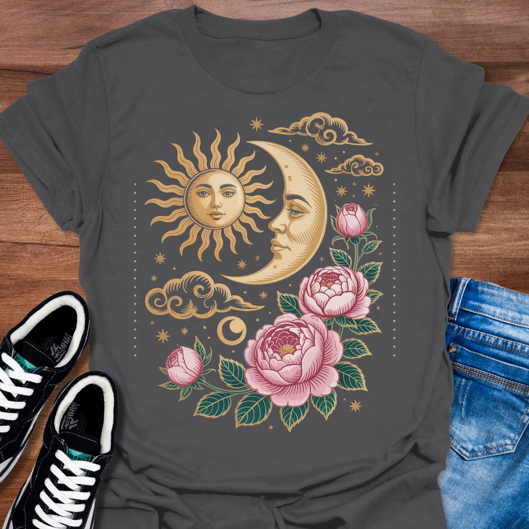 Boho Sun & Moon T-Shirt