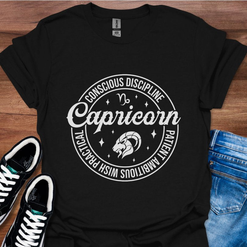 Capricorn Round Logo T-Shirt