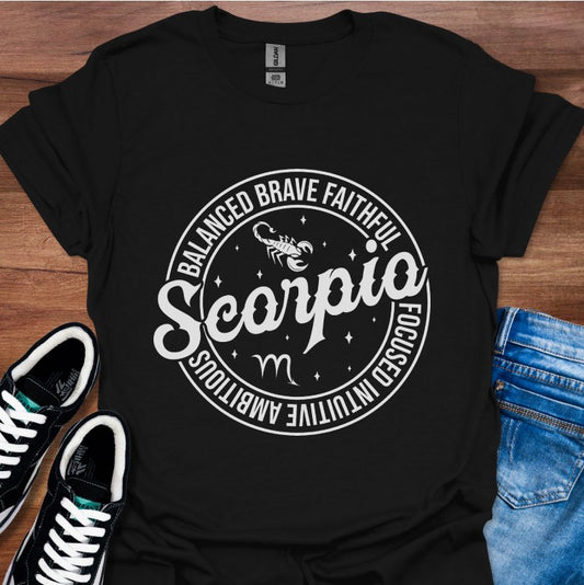 Scorpio Round Logo T-Shirt
