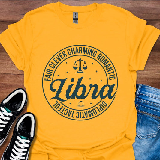 Libra Round Logo T-Shirt