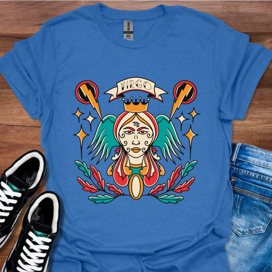 Virgo Tattoo Style T-Shirt