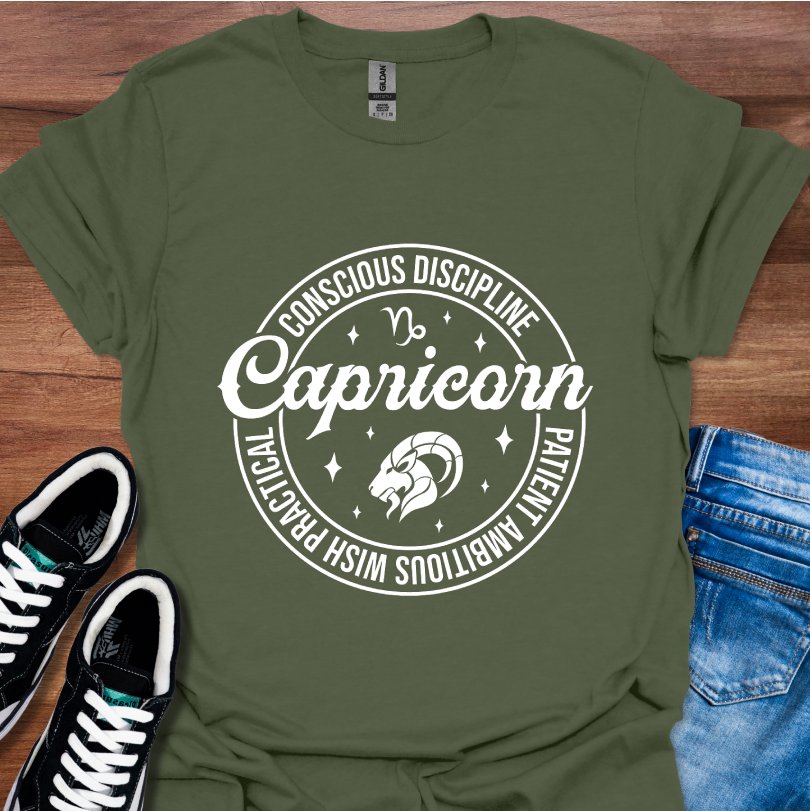 Capricorn Round Logo T-Shirt