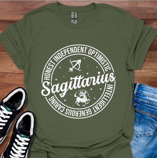Sagittarius Round Logo T-Shirt