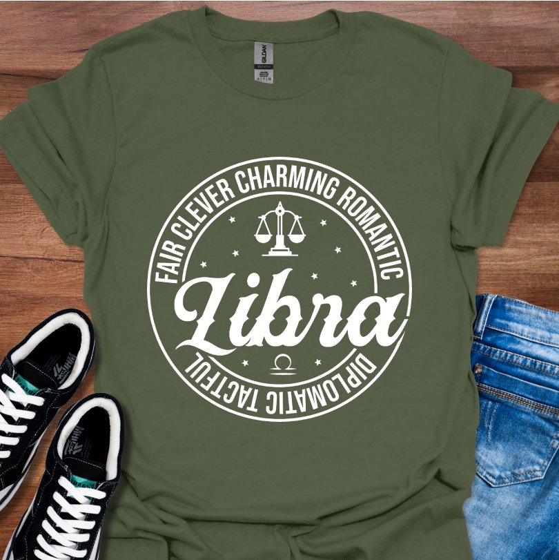 Libra Round Logo T-Shirt