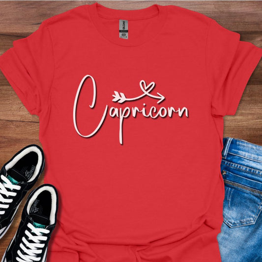 Capricorn Heart T-Shirt