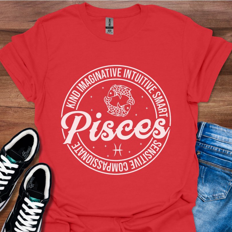 Pisces Round Logo T-Shirt