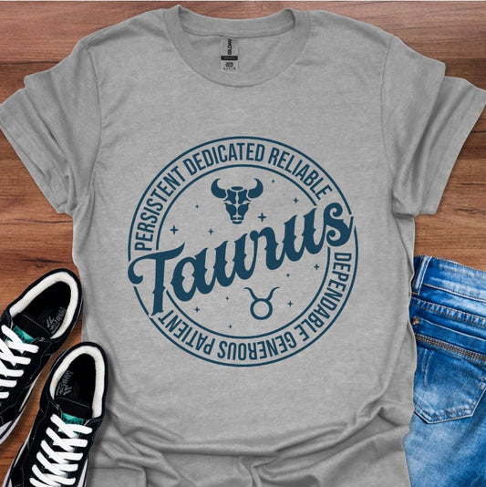 Taurus Round Logo T-Shirt