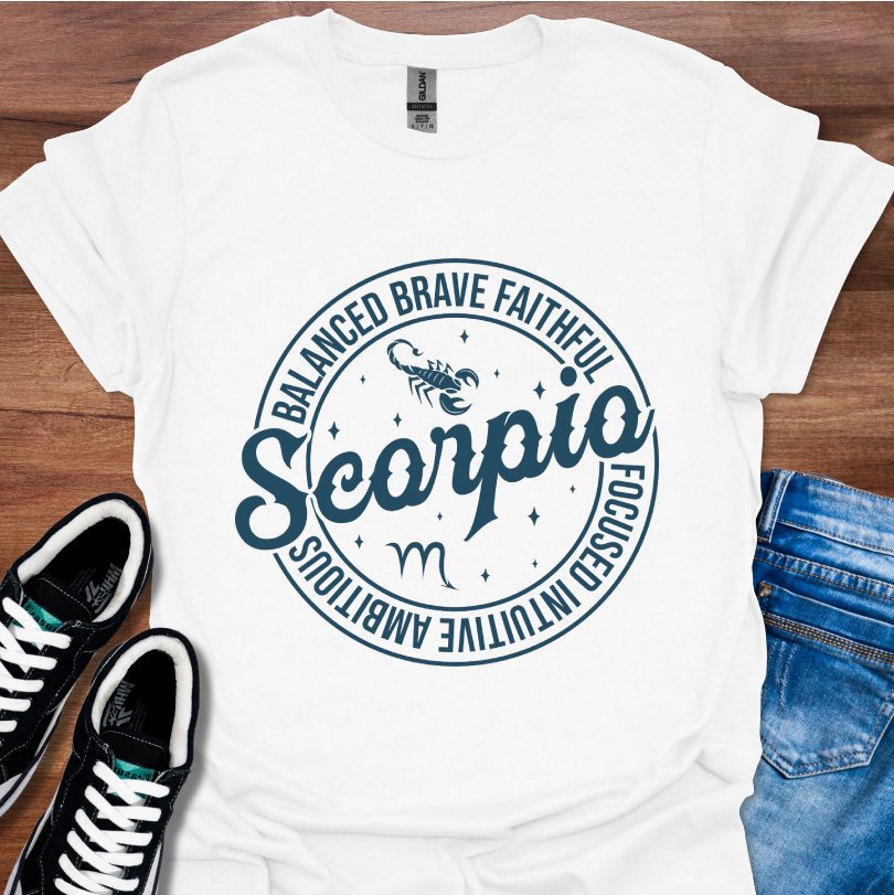 Scorpio Round Logo T-Shirt