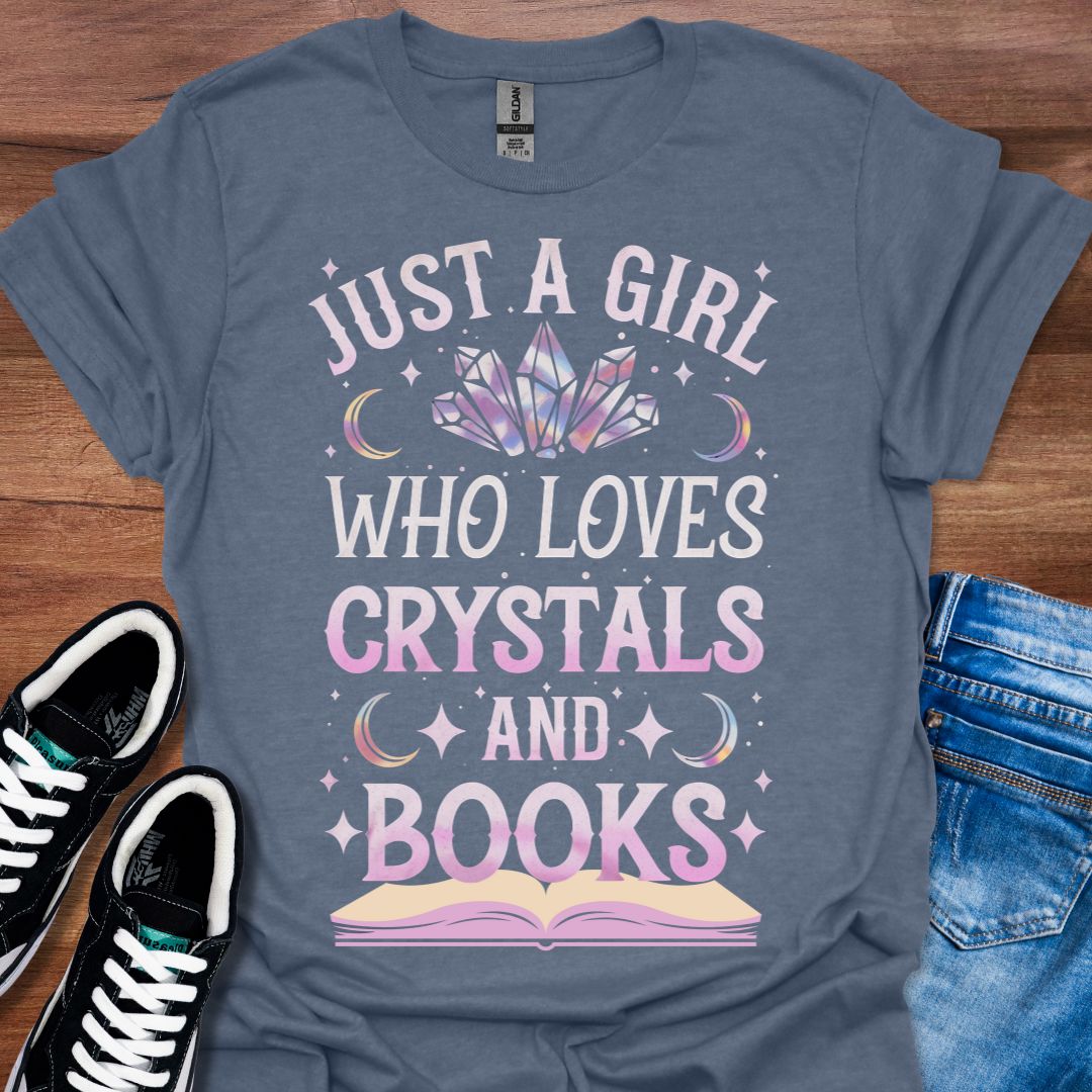 Crystals & Books T-Shirt