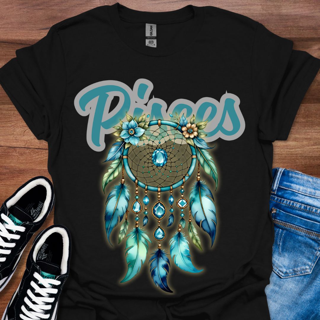 Pisces Birthstone Dreamcatcher T-Shirt