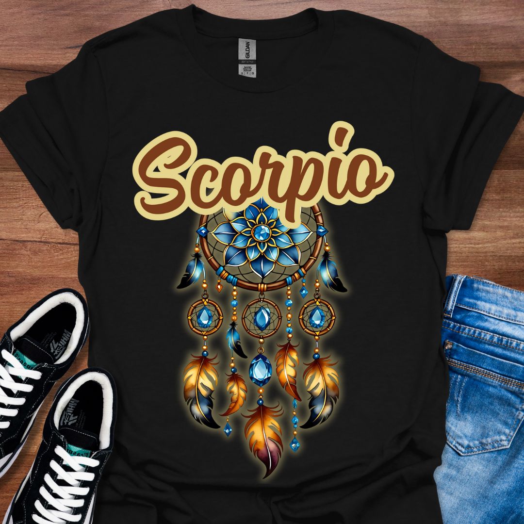 Scorpio Birthstone Dreamcatcher T-Shirt